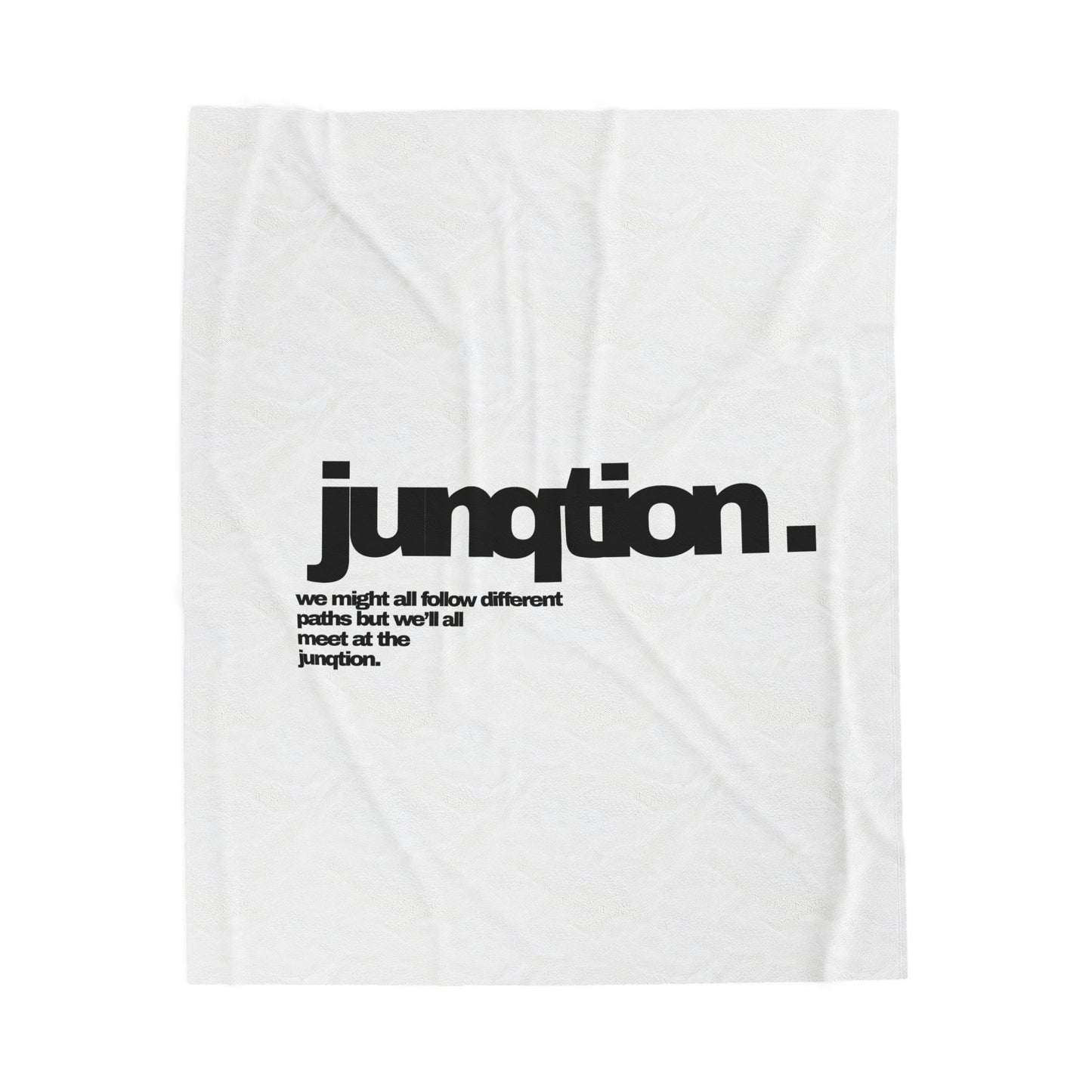 Junqtion. Plush Blanket (white)