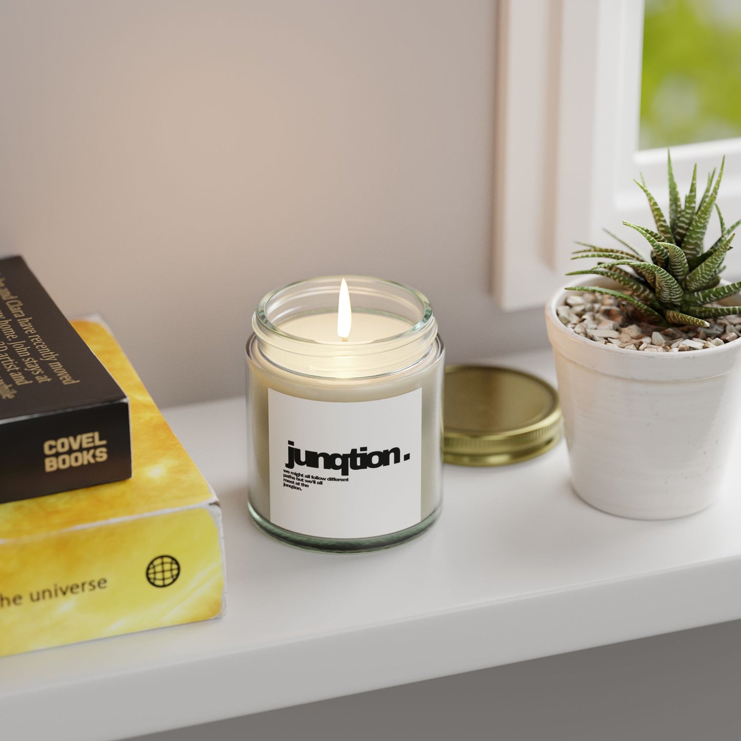Junqtion. Coconut Apricot Scented Candles