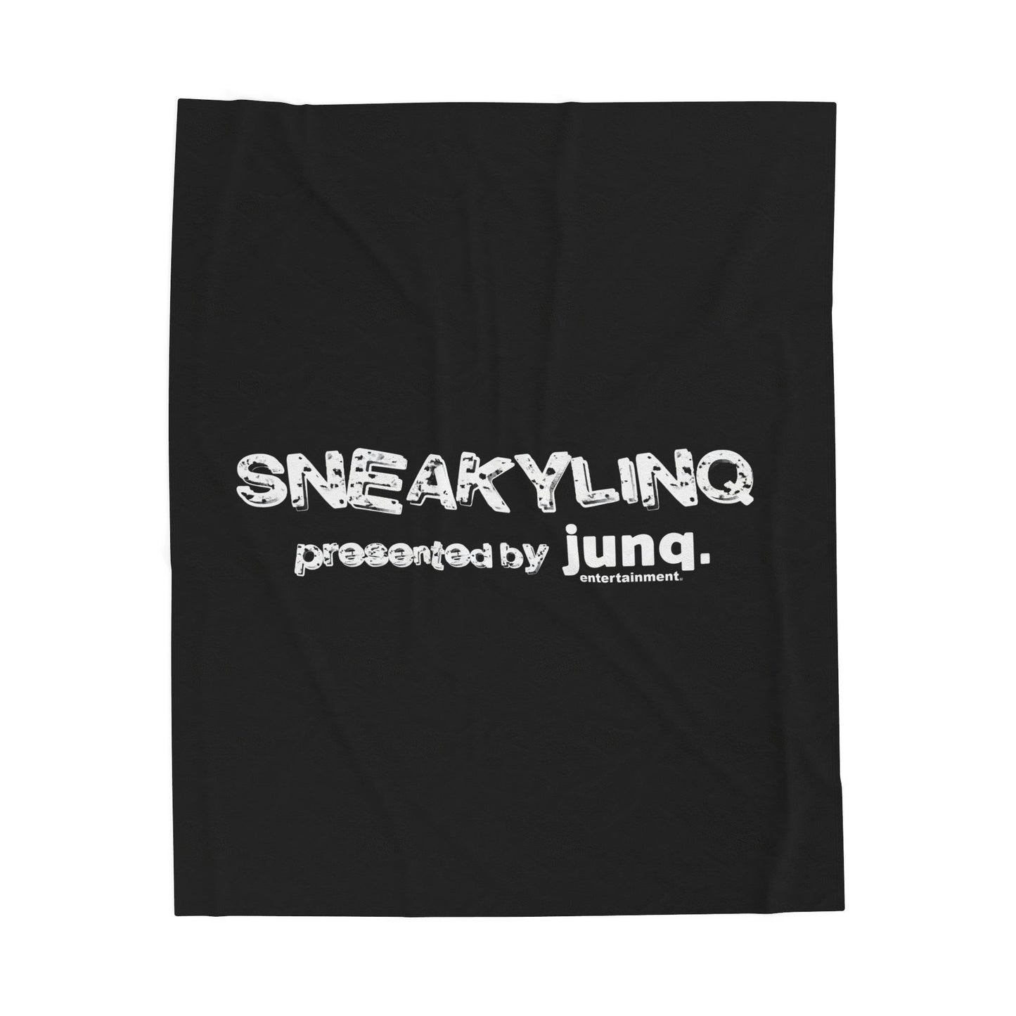Sneakylinq Plush Blanket (black)