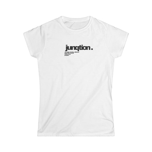 Women's Softstyle Junqtion. T-shirt (white)
