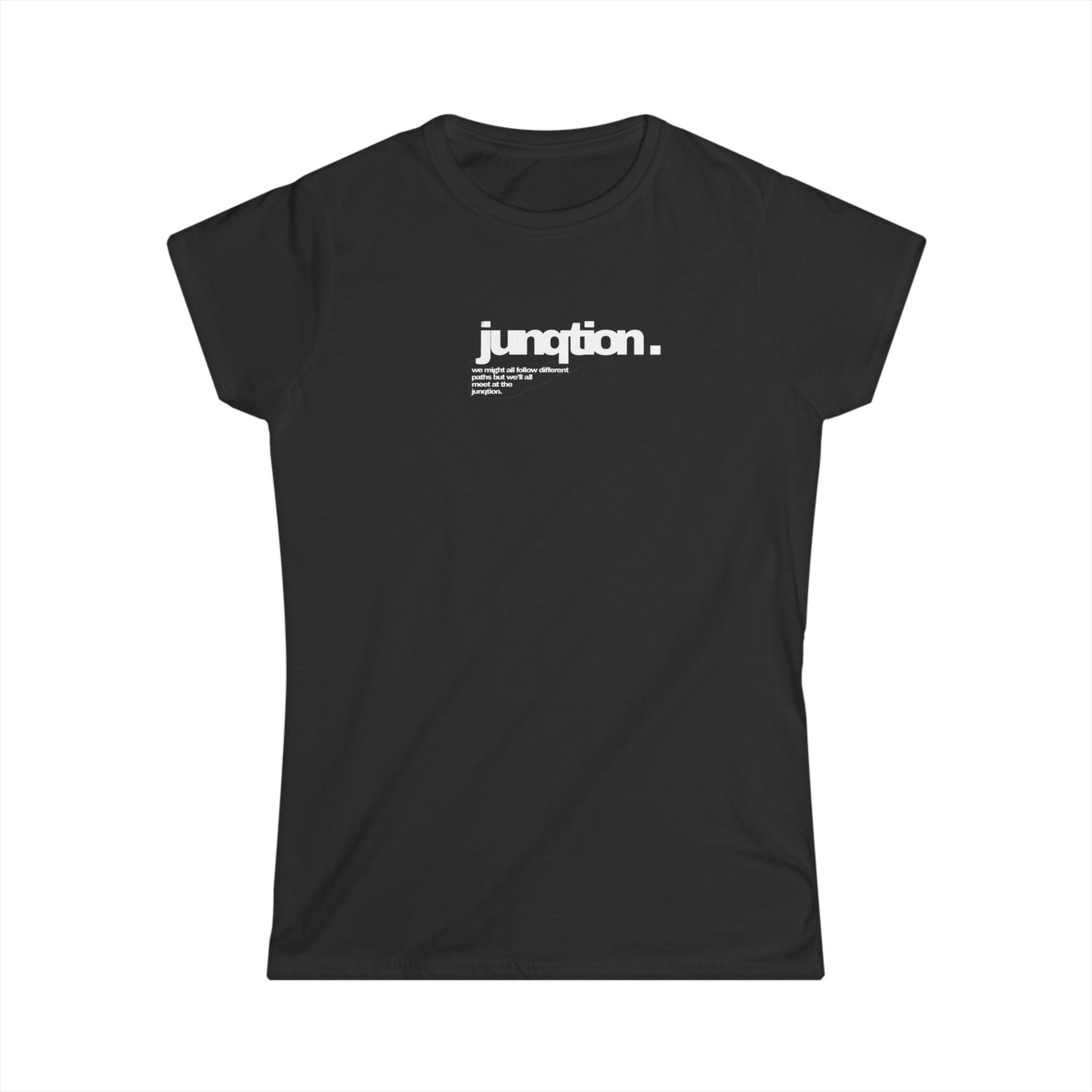 Women's Softstyle Junqtion. T-shirt (black)