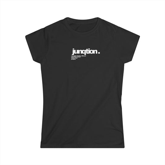 Women's Softstyle Junqtion. T-shirt (black)