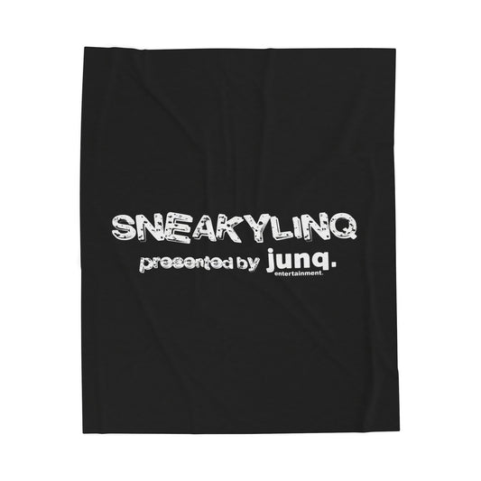 Sneakylinq Plush Blanket (black)